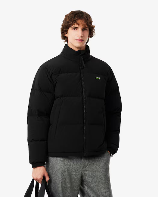 Lacoste Men's Water-Repellent Hooded Down Jacket