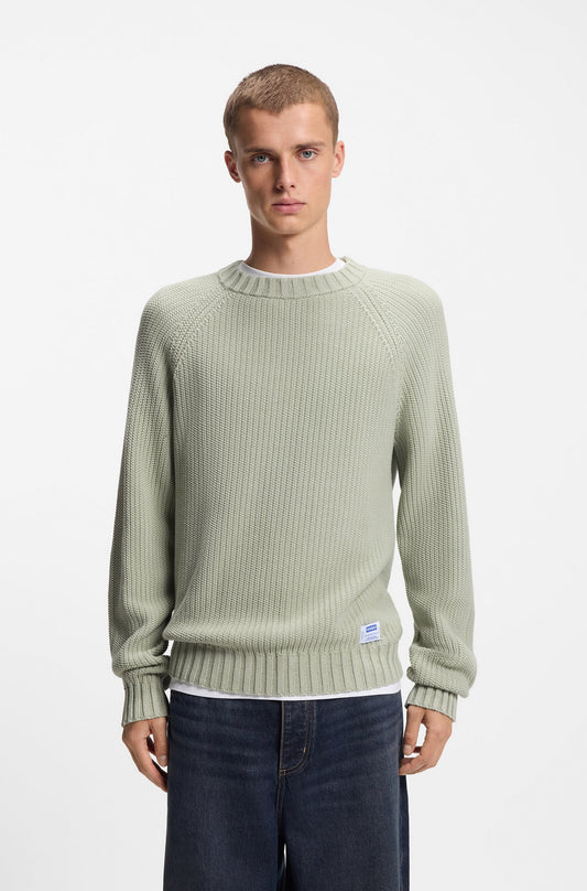 Hugo Rib-knit sweater in cotton