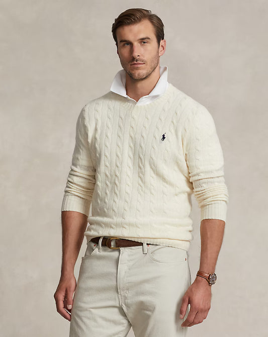 Ralph Lauren Cable-Knit Wool-Cashmere Jumper