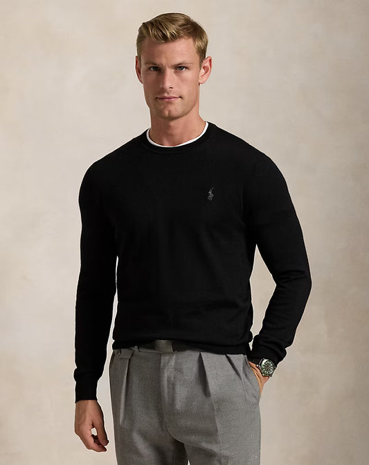 Ralph Lauren Slim Fit Washable Wool Crewneck Jumper