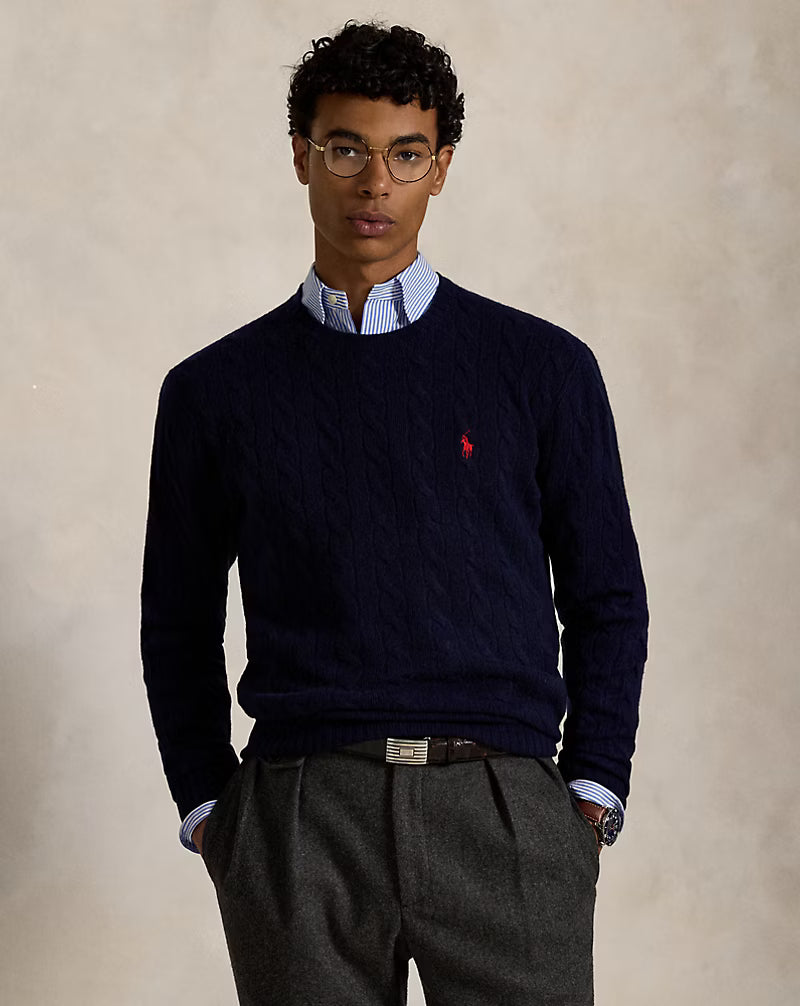Ralph Lauren Cable-Knit Wool-Cashmere Jumper