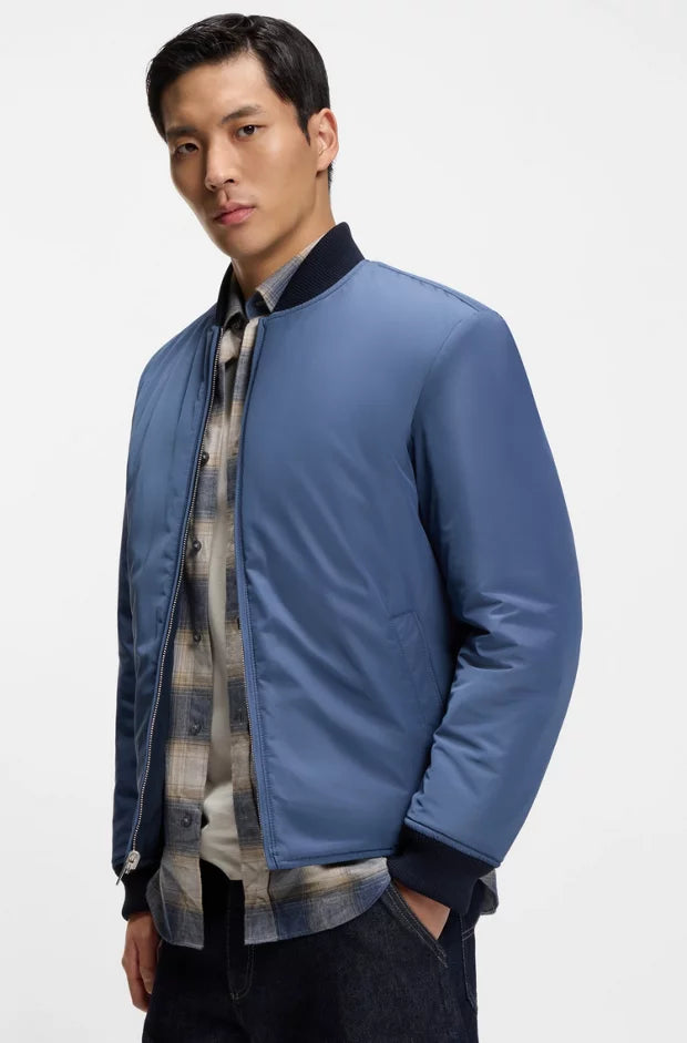 Boss Reversible water-repellent jacket with quilting