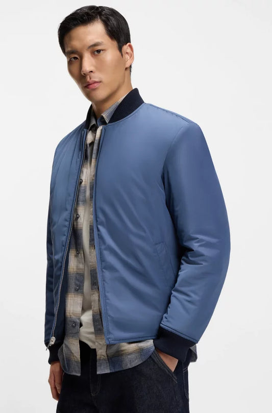 Boss Reversible water-repellent jacket with quilting