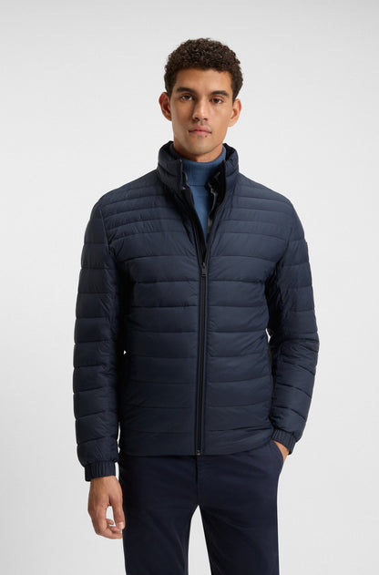 Boss Water-repellent jacket with mixed quilting