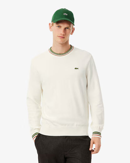 Lacoste Men's Striped Cotton Jersey Sweater
