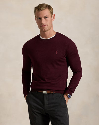 Ralph Lauren Slim Fit Washable Wool Crewneck Jumper
