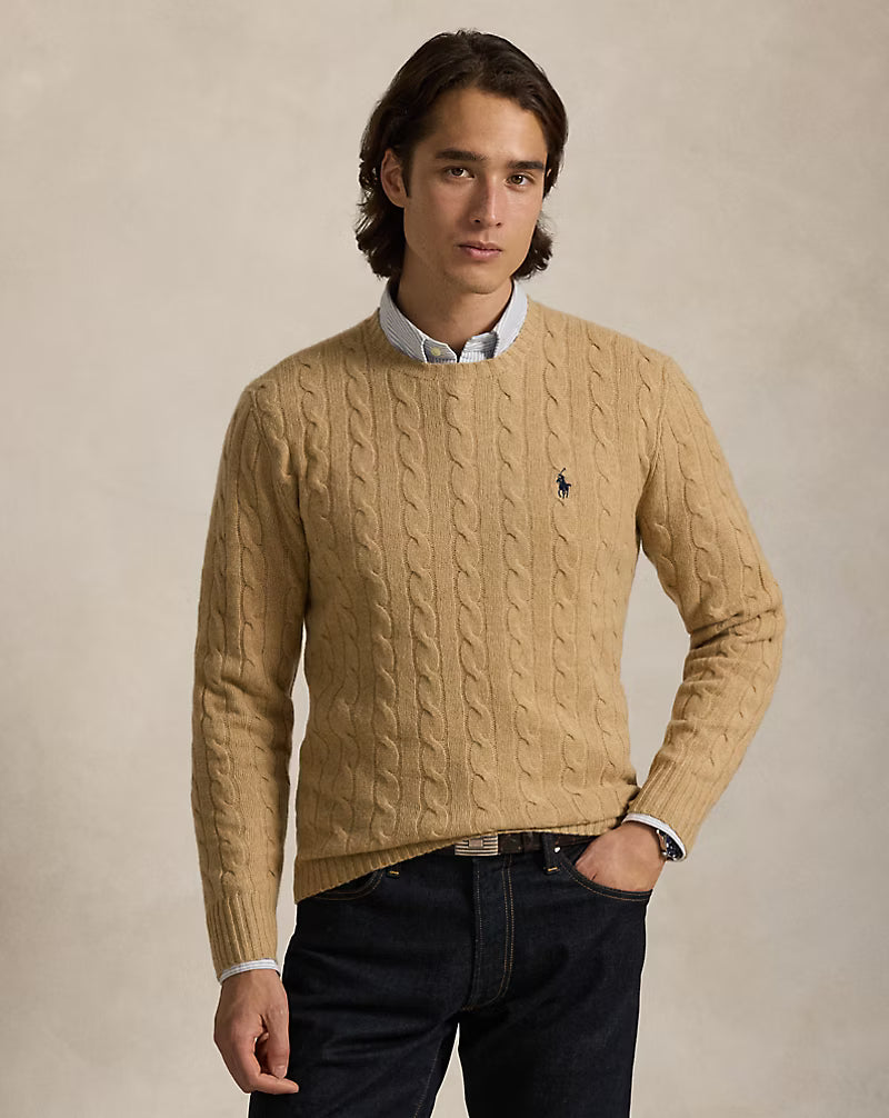 Ralph Lauren Cable-Knit Wool-Cashmere Jumper