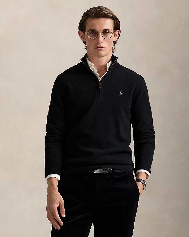 Ralph Lauren Wool Quarter-Zip Jumper