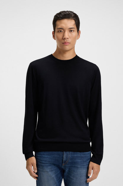 Boss Knitted sweater in wool, silk and cashmere