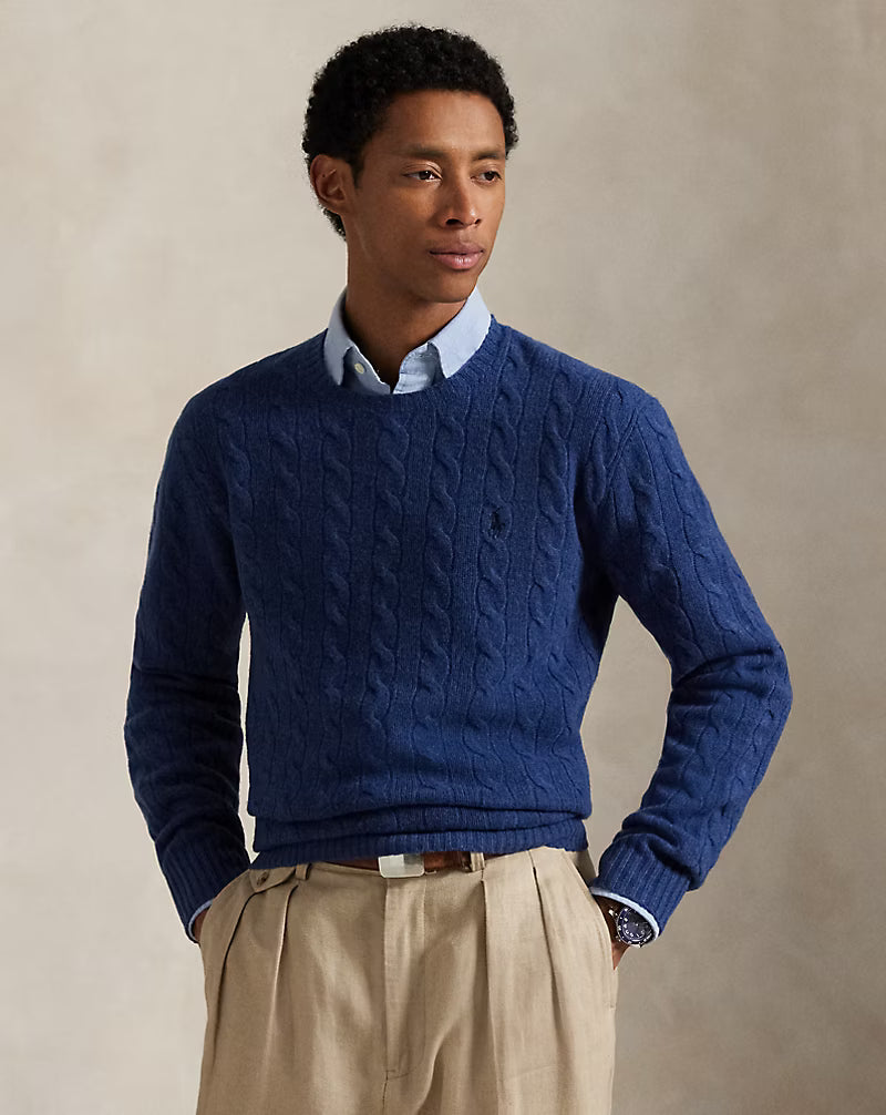 Ralph Lauren Cable-Knit Wool-Cashmere Jumper