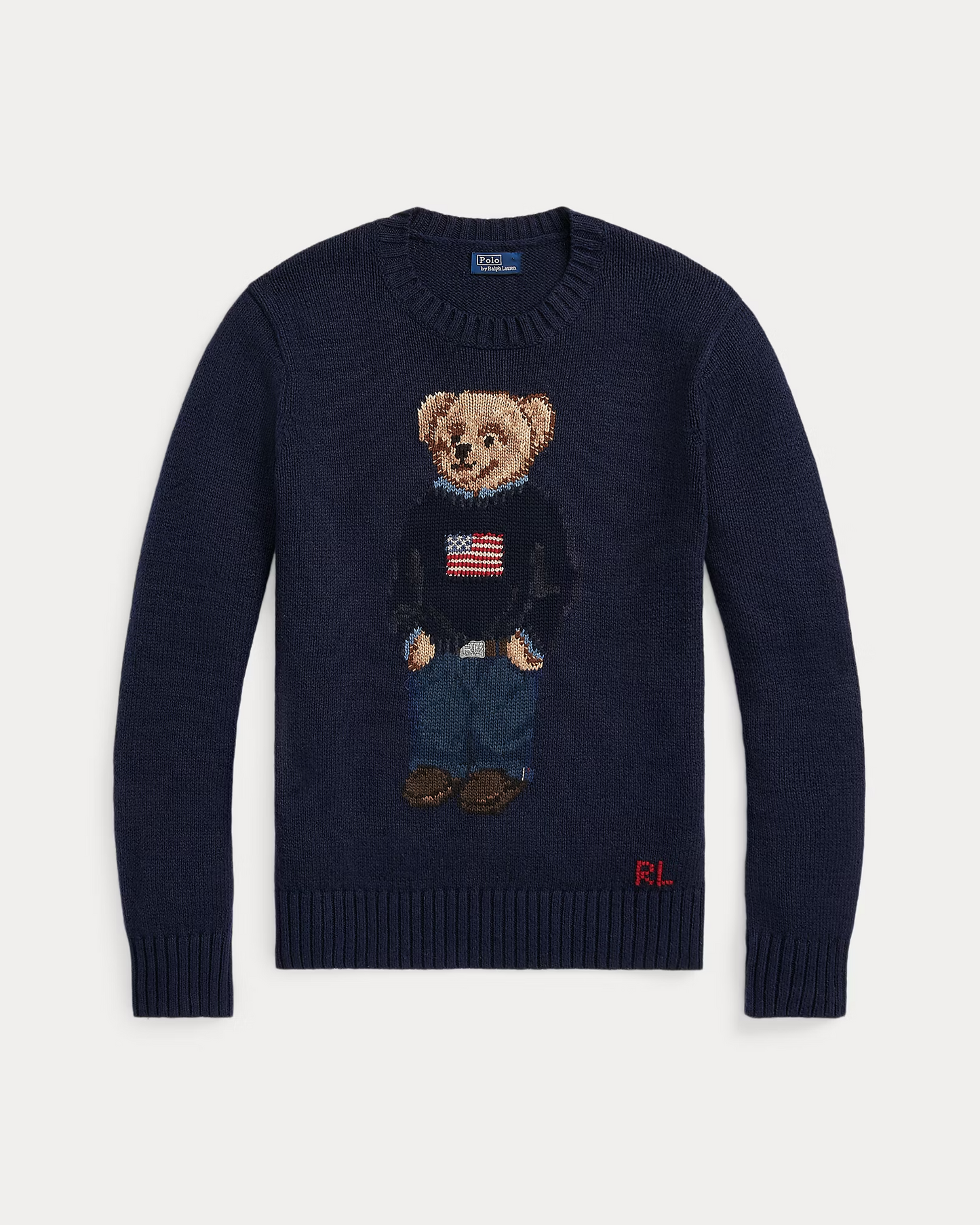 Polo Bear Cotton-Linen Jumper