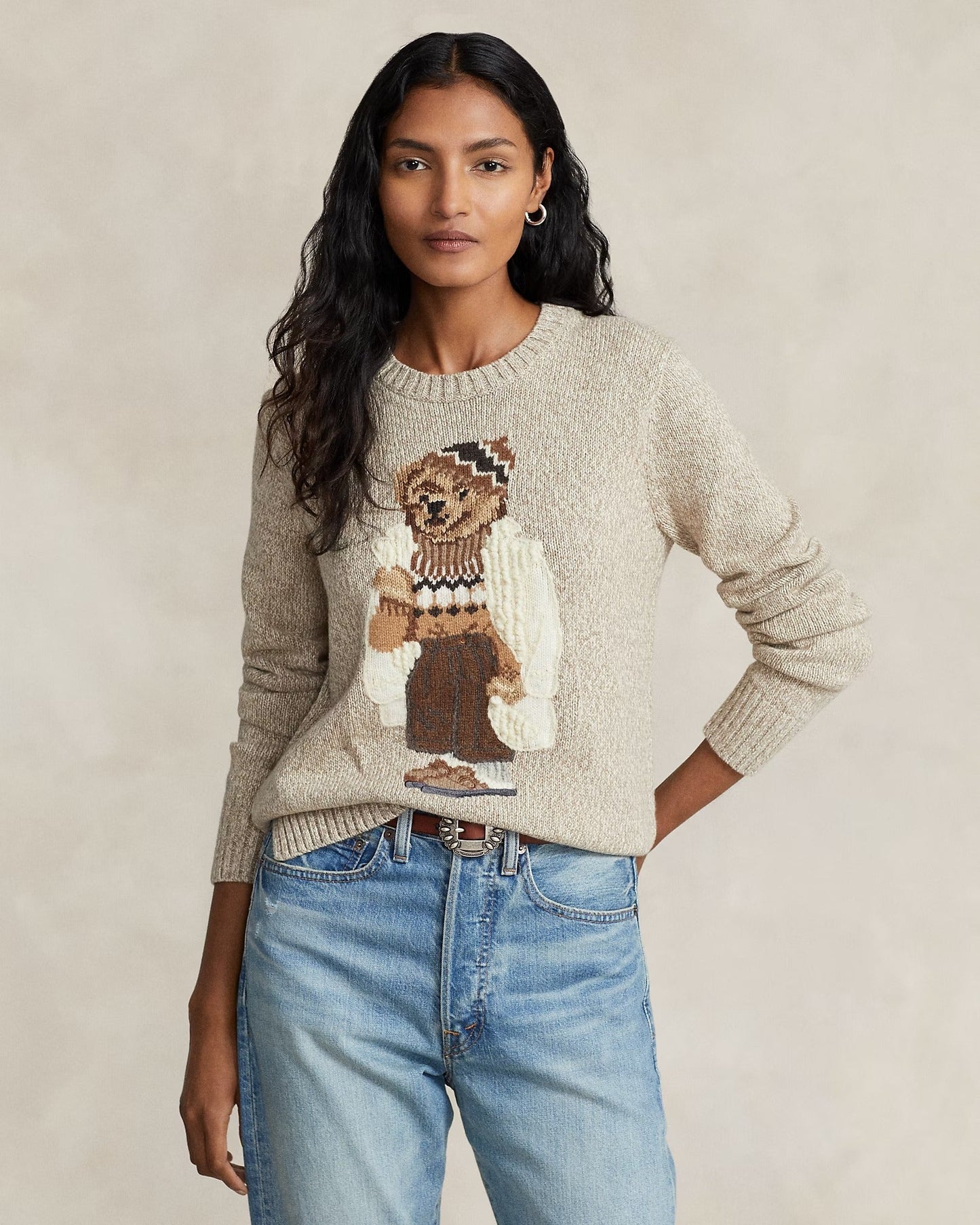 Polo Bear Cotton-Blend Jumper
