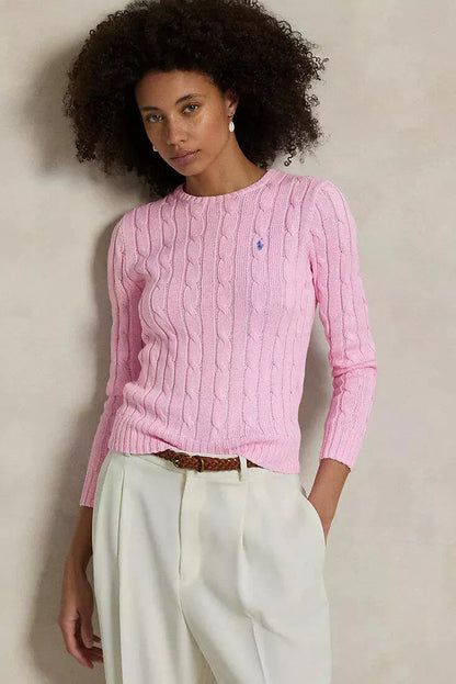 Cable-Knit Cotton-Cashmere Crewneck Jumper